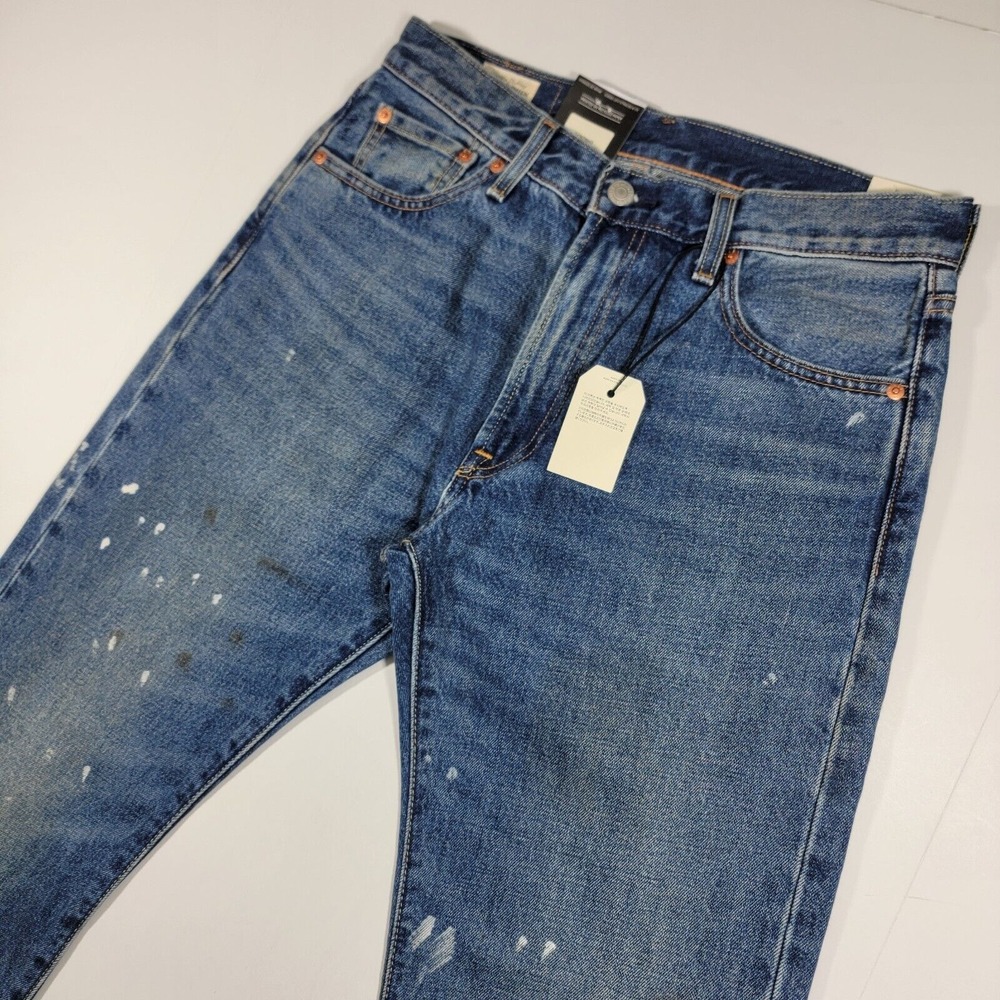 Levi's Lot 551z Men's Denim Blue Jeans AUTHENTIC STRAIGHT FIT Size 30x34‎ - Picture 5 of 16